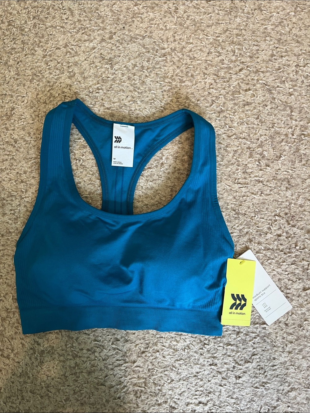NWT womens medium All in Motion sportsbra